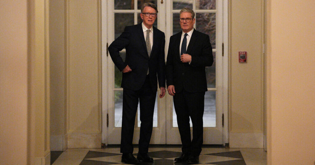 Starmer Was Warned of ‘Reputational Risk’ of Making Friend of Epstein the Ambassador to U.S.