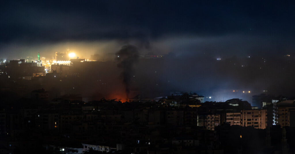 Israel Bombards Lebanese Capital in Latest Round of Strikes