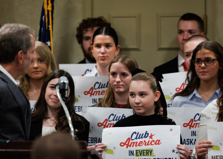 Charlie Kirk’s Group Expands Into High Schools. G.O.P. States Are Helping.