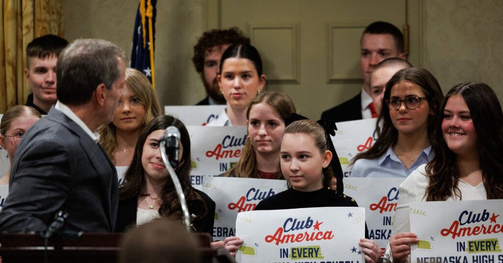 Charlie Kirk’s Group Expands Into High Schools. G.O.P. States Are Helping.