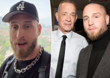 Tom Hanks’ son Chet says he’s trapped in Colombia without his US passport, begs to be freed: ‘I’m an American citizen’