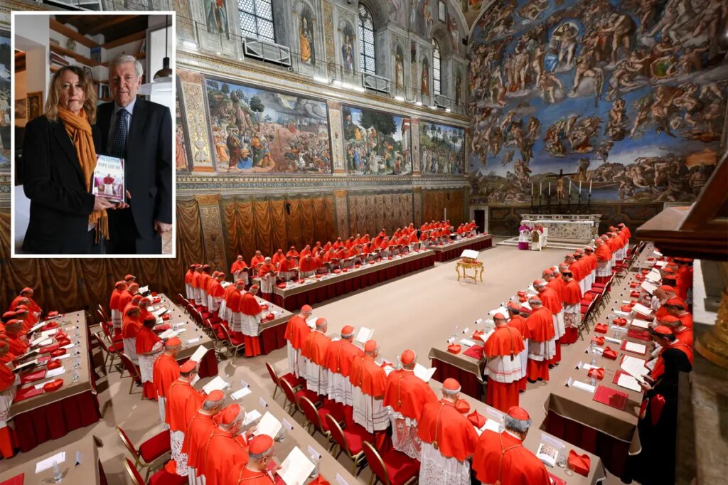 Cardinal found with phone during secret conclave to elect Pope Leo, book says