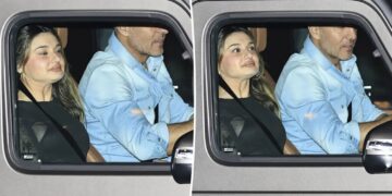 Mauricio Umansky has mystery woman riding shotgun as they leave LA hotspot with PK Kemsley