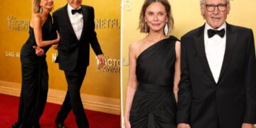 Harrison Ford and wife Calista Flockhart share rare red carpet moment at SAG Actor Awards 2026