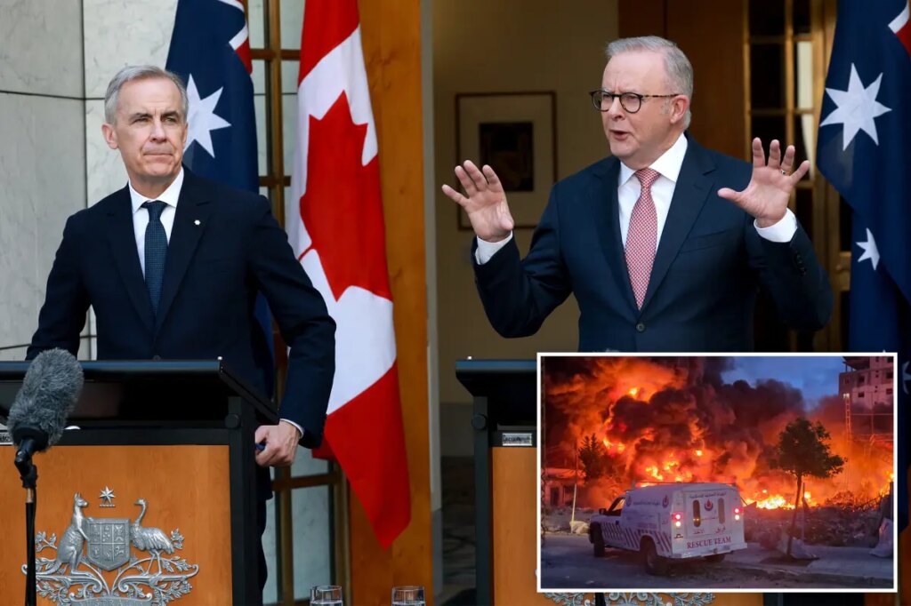 Canada and Australia leaders urge war de-escalation, but agree Iran can’t get nuclear weapons