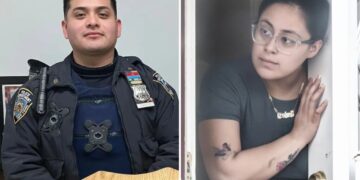 Bronx cops suspended for allegedly having sex in station house locker room — after video of steamy tryst sent to precinct