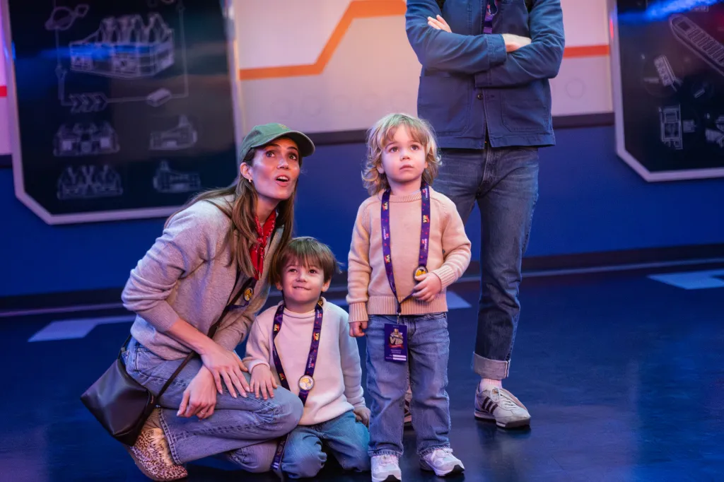 Family at a VIP event.