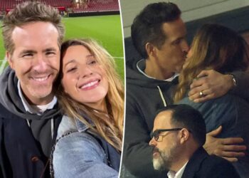 Blake Lively and Ryan Reynolds passionately kiss at Wrexham game amid her legal drama