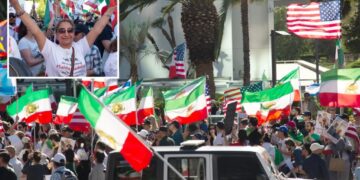 Iranian-Americans celebrate in streets of LA —blasting Dems for ‘war’ remarks: ‘It’s a rescue mission’