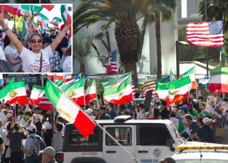 Iranian-Americans celebrate in streets of LA —blasting Dems for ‘war’ remarks: ‘It’s a rescue mission’
