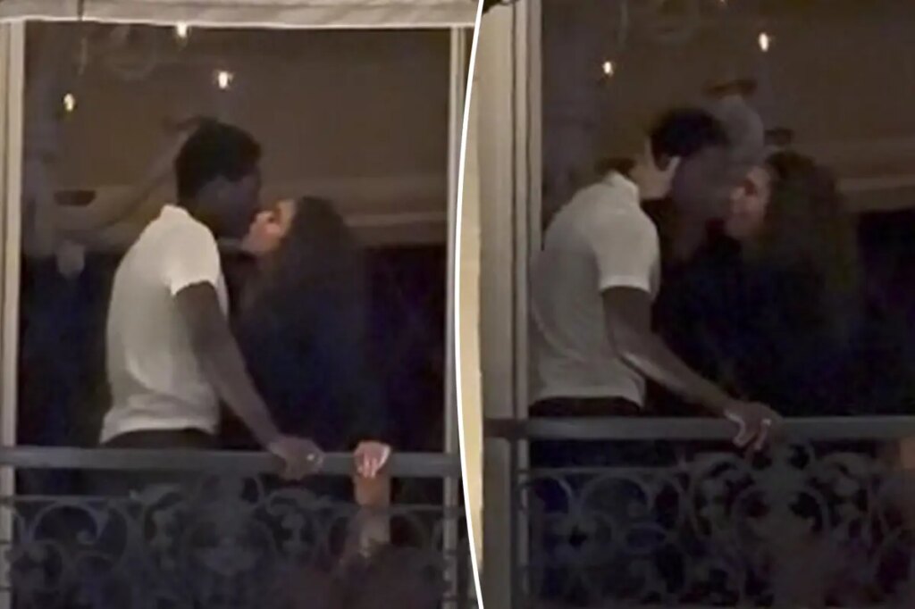 Lori Harvey and Damson Idris turn heads with steamy balcony kiss in Paris