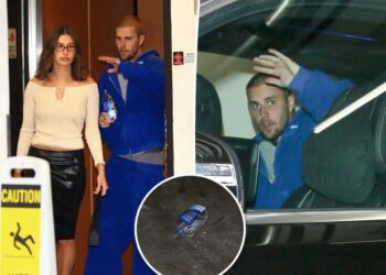 Justin Bieber hurls water bottle at paparazzi following sushi date with wife Hailey