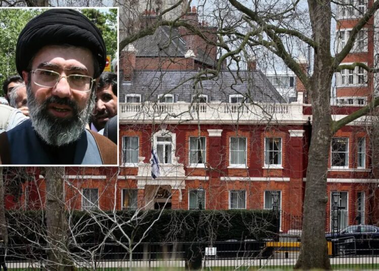 Iran’s new supreme leader has ties to luxe London real estate — including apartments overlooking the Israeli embassy