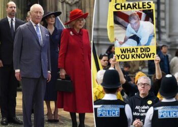 King Charles, Prince William and Kate Middleton heckled by protesters over ties to ex-Prince Andrew: ‘What did you know?’