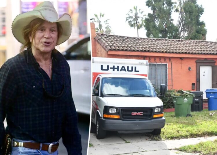 Mickey Rourke officially kicked out of LA home after desperately trying to avoid eviction