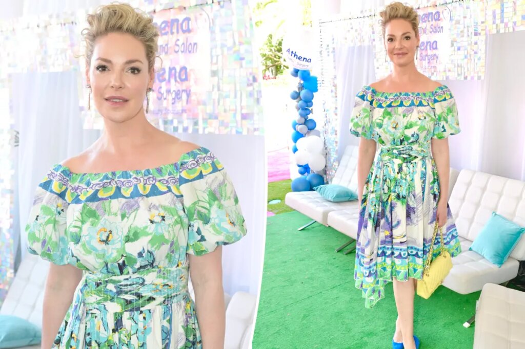 Katherine Heigl hits first red carpet in 2 years, attends dog rescue event at Mar-a-Lago