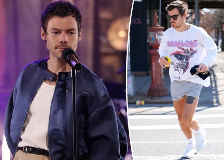 Harry Styles walks the 5-mile commute from Brooklyn to ‘Saturday Night Live’ rehearsals
