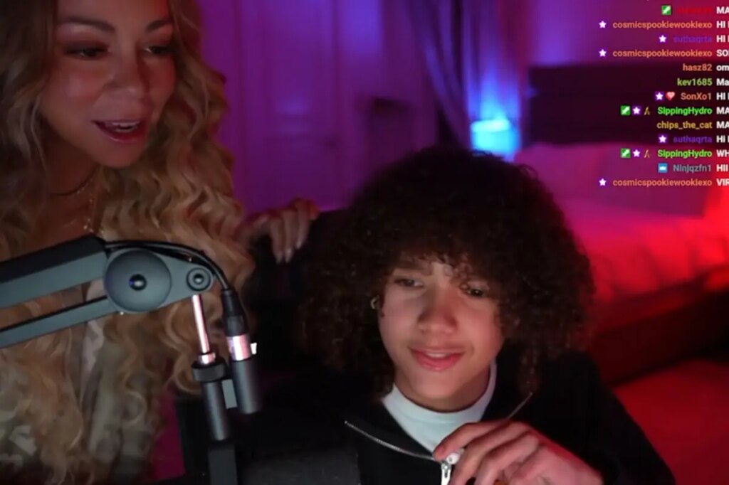 Mariah Carey crashes son’s Twitch livestream again 1 year after embarrassing him with surprise cameo