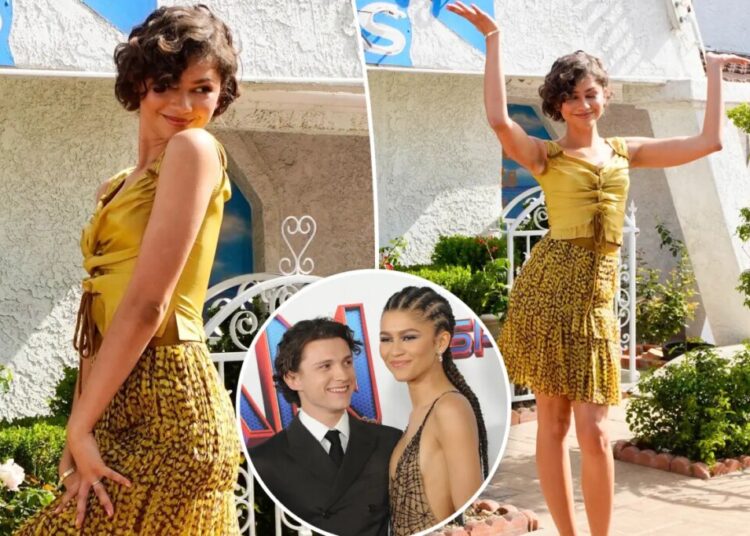Zendaya makes surprise Las Vegas wedding appearance to promote new movie as Tom Holland marriage rumors escalate