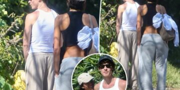 Shawn Mendes answers nature’s call in public while on walk with girlfriend Bruna Marquezine