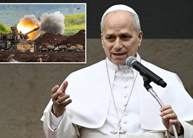 Pope Leo urges war leaders to halt fighting in Iran after deadly strike on school sparks outrage