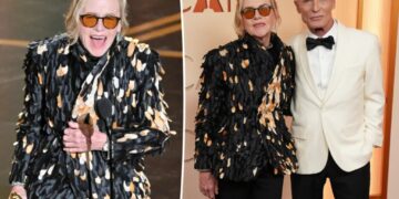 Amy Madigan gushes over husband Ed Harris in Oscars 2026 speech after ‘Weapons’ win