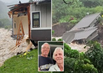 Elderly couple lose dream Hawaii home after it was destroyed by floods: ‘Everything’s gone’