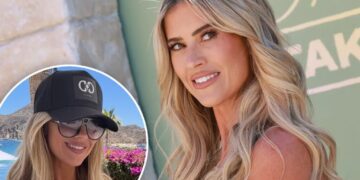 Christina Haack wows in cream-colored crochet bikini after addressing rumors she’s engaged for fourth time