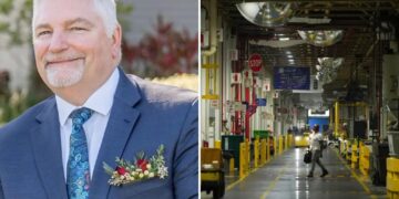 Employee crushed to death in horror industrial accident after press machine unexpectedly turns on