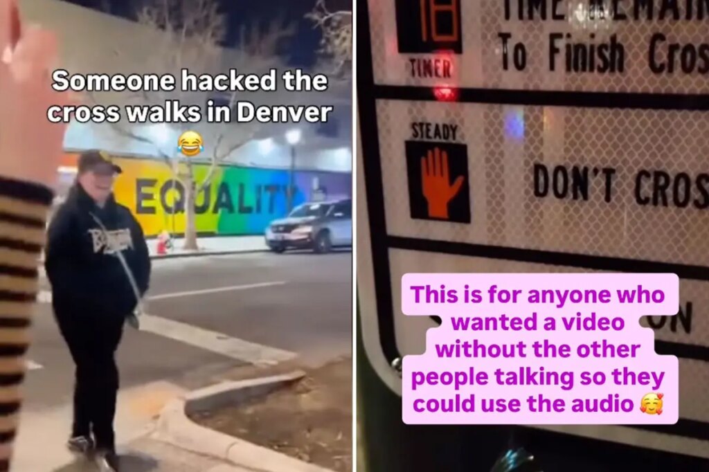Denver crosswalks hacked with vile anti-Trump messages