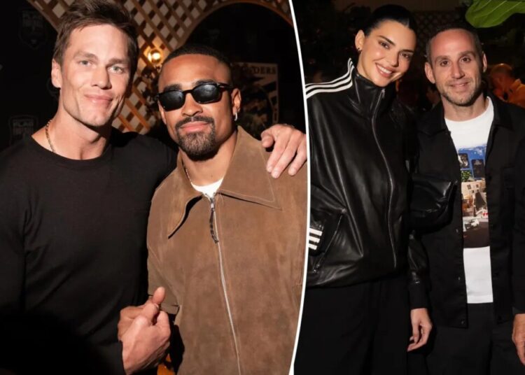 Tom Brady, Kendall Jenner, Joe Burrow, Olivia Ponton and more attend VIP Fanatics Studios bash in LA