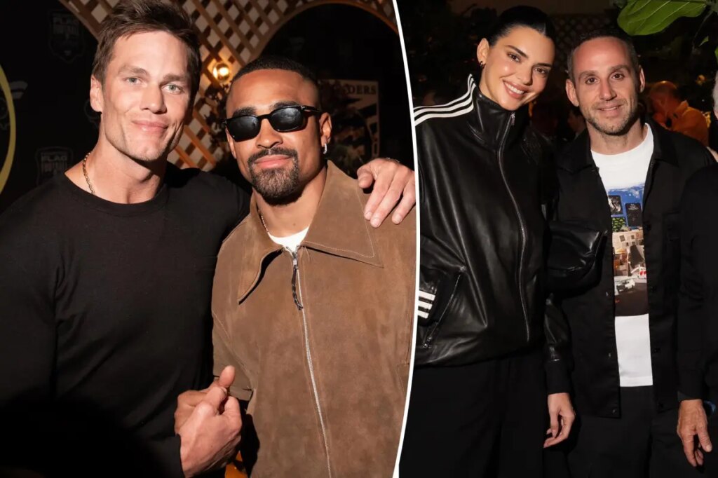 Tom Brady, Kendall Jenner, Joe Burrow, Olivia Ponton and more attend VIP Fanatics Studios bash in LA