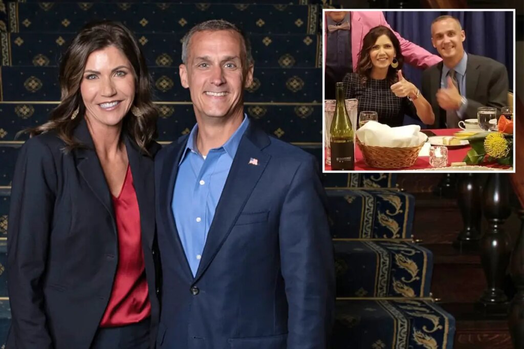 Kristi Noem, Corey Lewandowski mocked by pols on both sides of aisle at DC Gridiron dinner: ‘Safe word — pardon’  