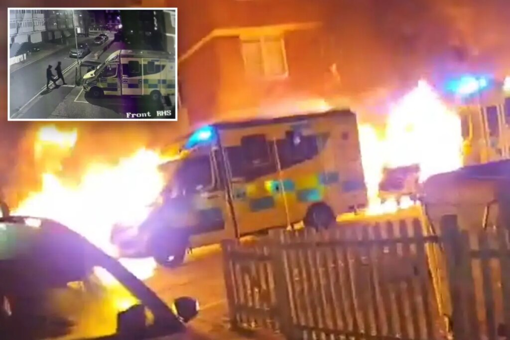 Four Jewish ambulances set alight outside London synagogue in antisemitic hate crime: cops