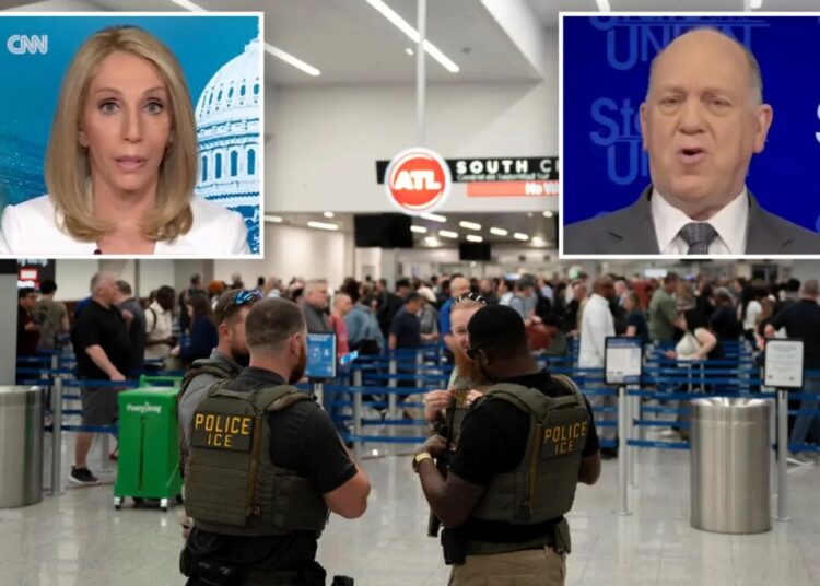 Border czar Tom Homan fires back at CNN host after anchor questions ICE airport plan