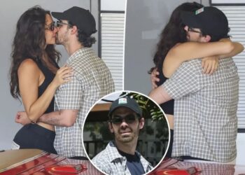 Joe Jonas can’t keep his hands off girlfriend Tatiana Gabriela during passionate airport makeout session