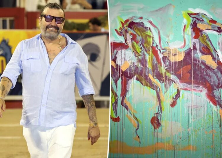 Famed artist Domingo Zapata trades painting for stake in Saudi racehorse