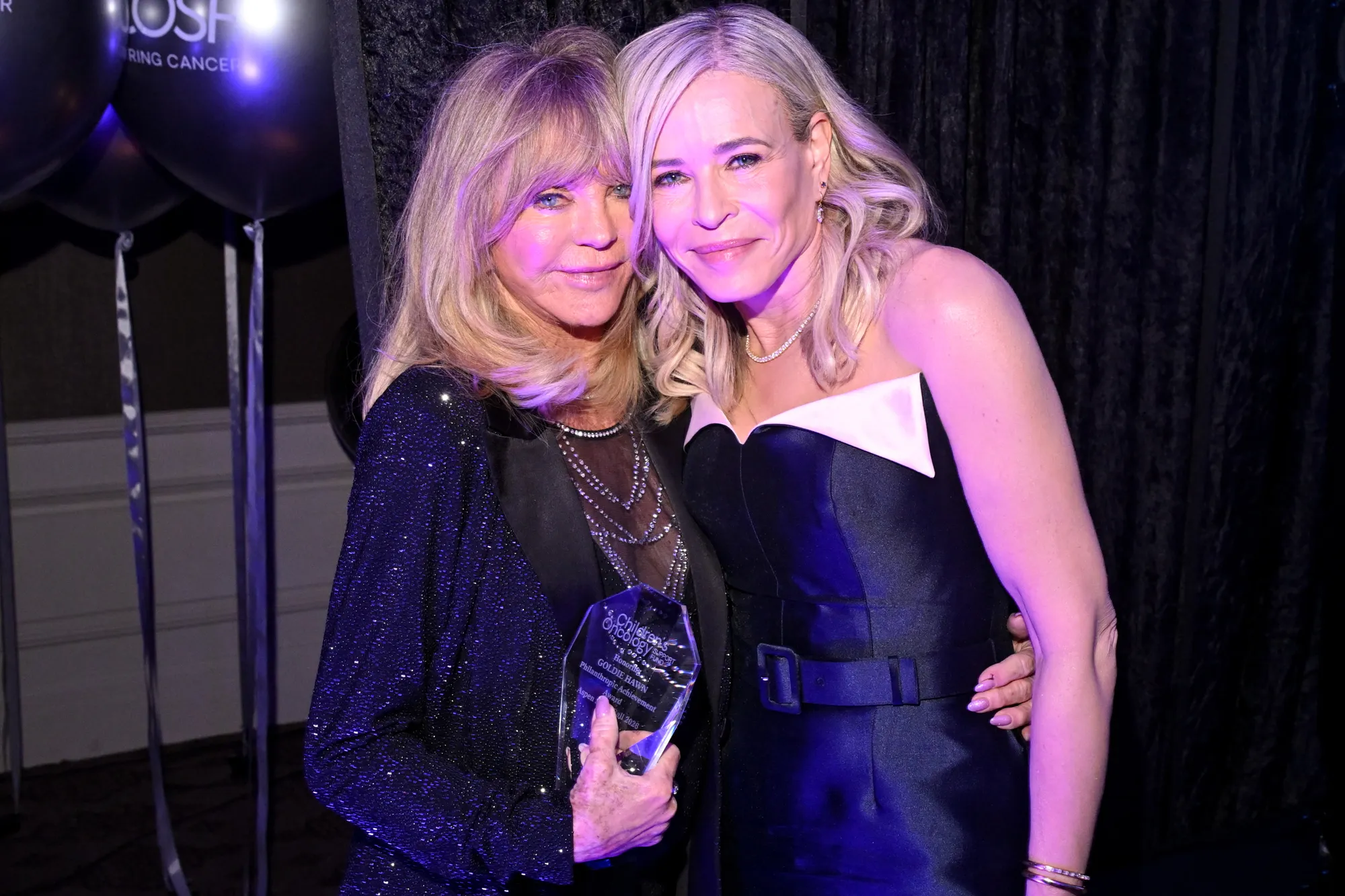 Chelsea Handler and Goldie Hawn