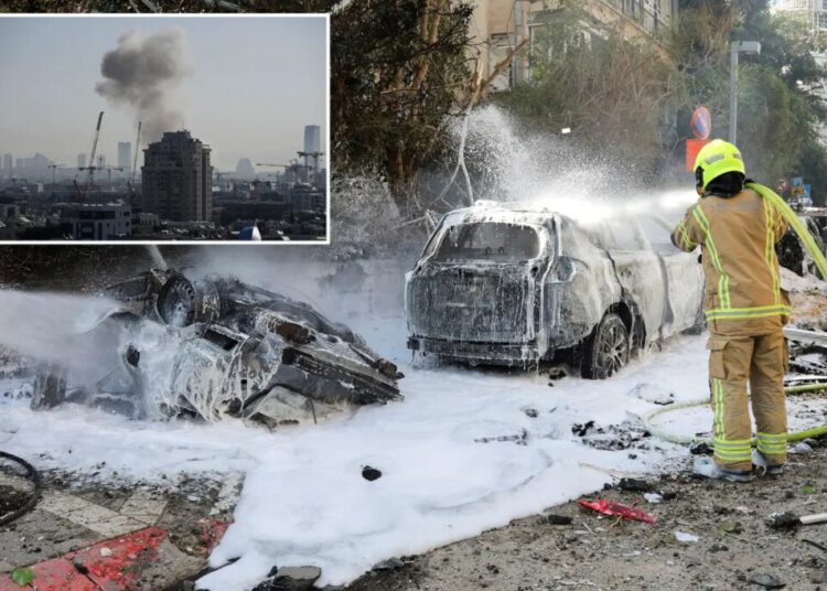 Iran launches fresh waves of missiles into Israel, 6 injured in Tel Aviv attack