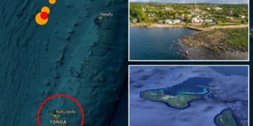 Preliminary magnitude 7.6 earthquake strikes near Tonga in the South Pacific Ocean, USGS says