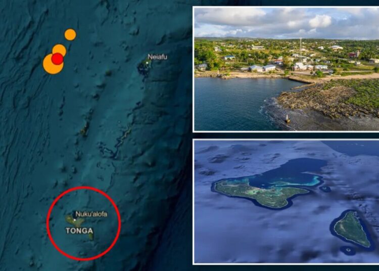 Preliminary magnitude 7.6 earthquake strikes near Tonga in the South Pacific Ocean, USGS says