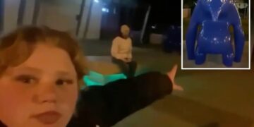 Woman who swallowed 3 liters of vodka pleads guilty to sticking googly eyes on $95K blob-like sculpture