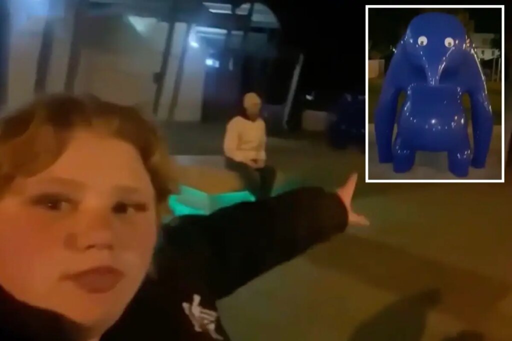 Woman who swallowed 3 liters of vodka pleads guilty to sticking googly eyes on $95K blob-like sculpture