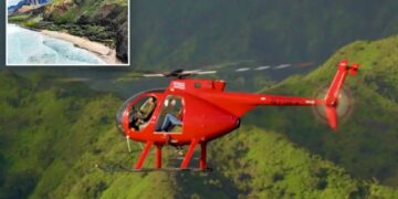 3 killed, 2 injured in tour helicopter crash on Hawaiian island of Kauai