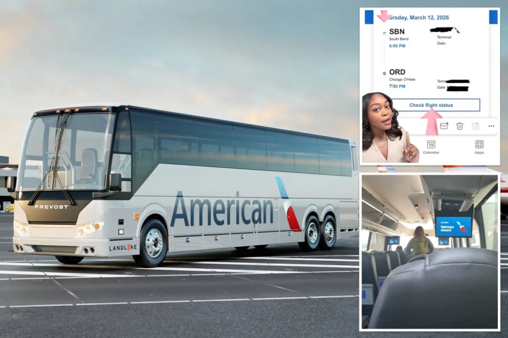 American Airlines passengers shocked to learn their ‘flights’ were actually bus routes: ‘There’s no plane’