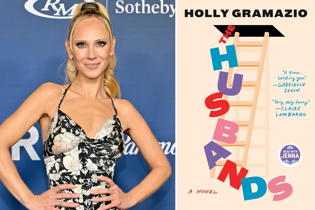 Collage of Holly Gramazio and the cover of her book,