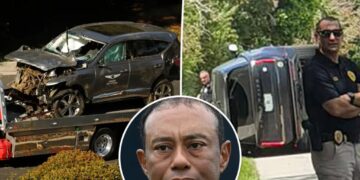 How many car crashes has Tiger Woods been in? His troubled history on the road