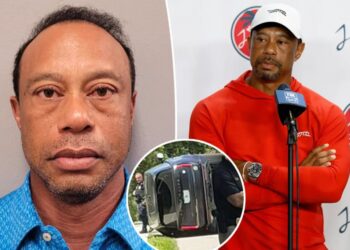 Tiger Woods’ bloodshot-eyed mugshot released after Florida car crash, DUI arrest