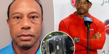 Tiger Woods’ bloodshot-eyed mugshot released after Florida car crash, DUI arrest