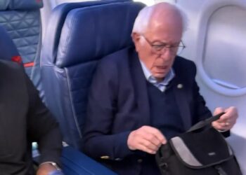 Bernie Sanders jets out of DC as airports brace for more mayhem after DHS shutdown bill fails to pass
